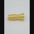 Melitz Art Glass 18mm Gold Pinch Slide