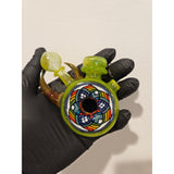 Freeekglass limedrop donut dry pipe.