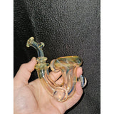 Gold and silver fume sherlocks from Thebeardlessmenace, variants A and B.