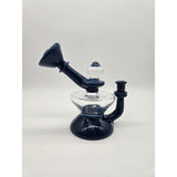 Freeekglass faceted turbine rigs in Green and Blue, 10mm.