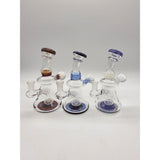 OJ Flame mini wig wag banger hangers with implosion marble on the back.