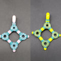 Kaja Glass 4 Circle Diamond Pendants