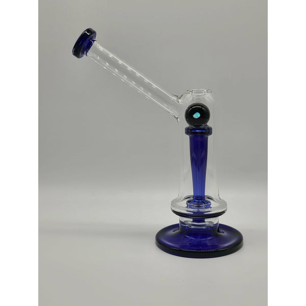 Shwayzeglass Wolverines in cobalt and pomegranate.