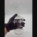 OJ Flame Clear Circ Perc Banger Hangers
