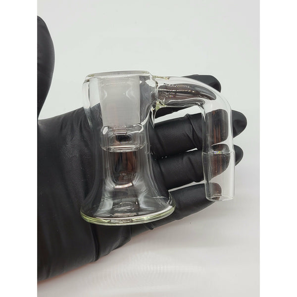 Vaspeglass dry ash catchers — covers 18mm/90°, 18mm/45°, and 14mm/45° joint setups.