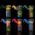 KJH Glass Wig Wag 4-Hole Slide
