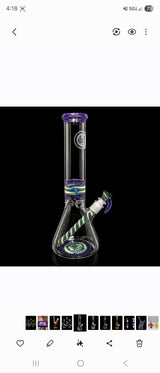 OJ Flame Wig Wag Beakers water pipe