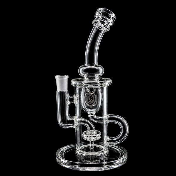 OJ Flame clear glass klein incycler.