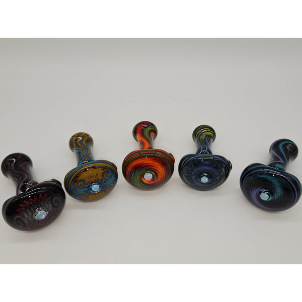 Jdnace wig wag opal spoons in A, B, and C — each different.