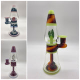 Vaspeglass wig wag lamps in four colorways, 7.5–8 inches.