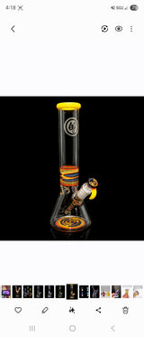 OJ Flame Wig Wag Beakers water pipe