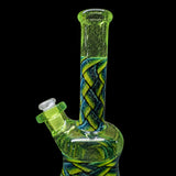 KJH Glass dichro weave slyrm rig - neck weave detail