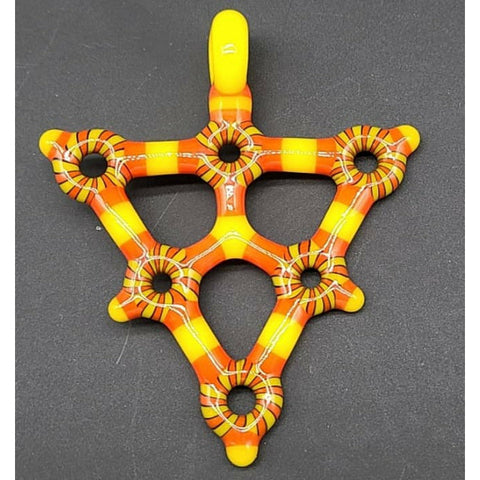 Kajaglass 6 Circle Trident Pendant