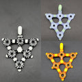 Kaja Glass 6 Circle Trident Pendant
